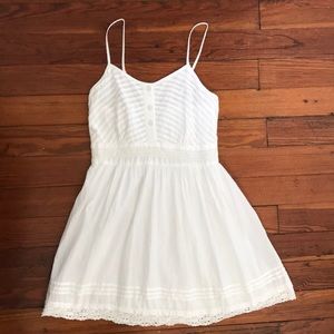 Bright white sundress